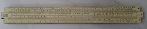 Unique universal slide rule - universal,