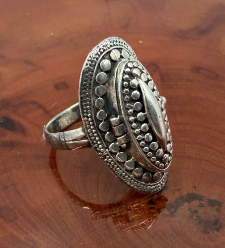 Vintage sterling silver oval - vintage,