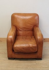John Lewis Tetrad Eco Tan Leather Armchair / Chair