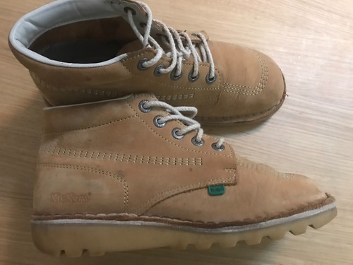 Kickers high beige nubuck - high,