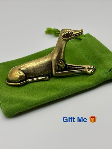 Brass greyhound whippet - greyhound,