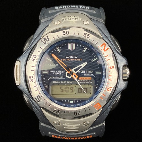 Casio sea pathfinder black - sea,