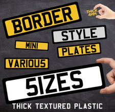 Personalised NUMBERPLATE SIGN