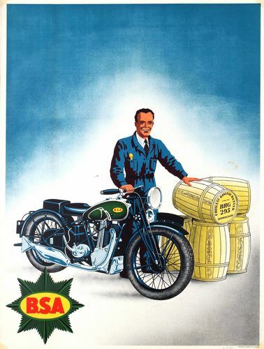 Vintage bsa motorcycles - bsa,