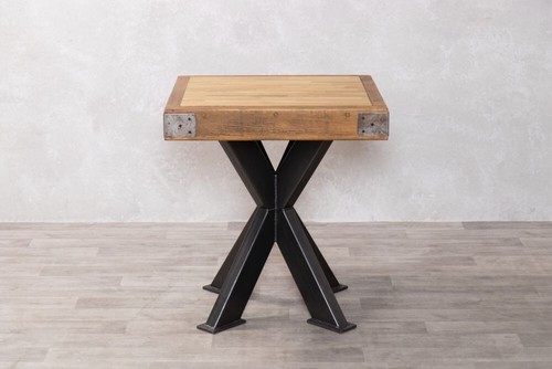 Butchers block cafe table - butchers,