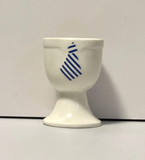 Vintage Egg Cup Blue Stripe