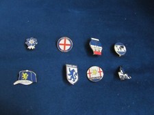 8 COLLECTABLE CHELSEA FOOTBALL CLUB PIN BADGES ALL DIFFERENT SET 1