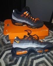 Mens Orange 95s Trainers Size