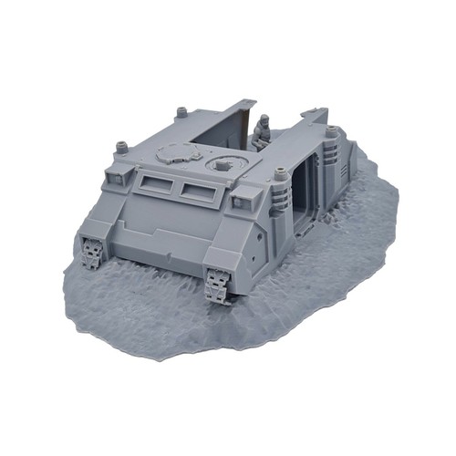 Sci tank wreck terrain - sci-fi,