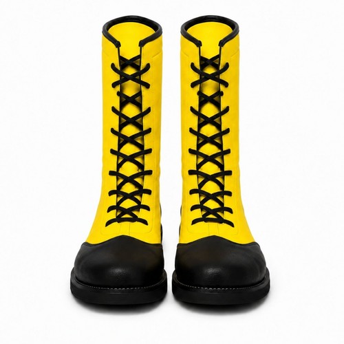 Yellow black wrestling - yellow,