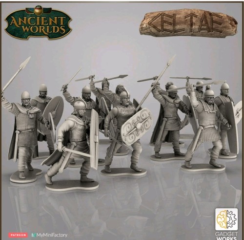 28mm celt warriors armored - warriors,