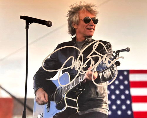 Jon bon jovi signed 8x10 - jovi, inch