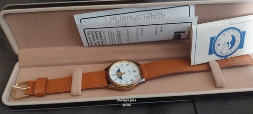 Vintage mens watch moonphase - watch,