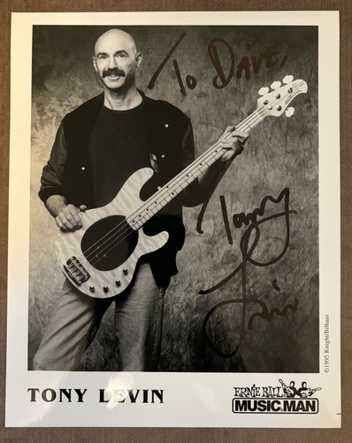 Tony levin signed - tony,