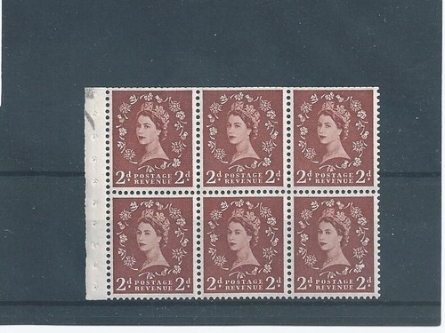 1955 booklet pane wmk - booklet,