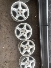 1997 ROVER MGF MG TF 1.6 1.8 VVC SET OF 4, 15" 5 SPOKE ALLOY WHEEL & TYRES