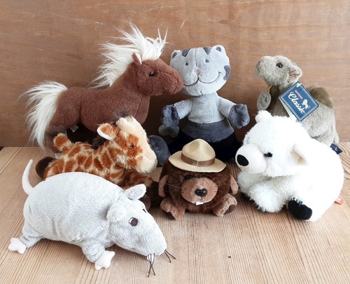 Plush soft toy mixed animal - toy, 7