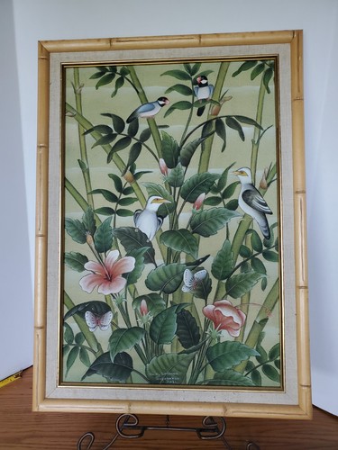 Vintage bali ubud painting - vintage,