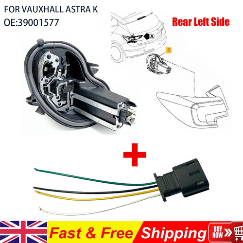 For vauxhall astra rear - rear, left