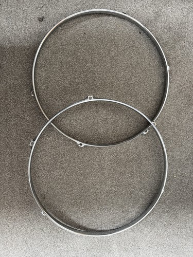 Pair inch tom drum - pair, hoops