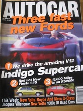 AUTOCAR MAR 1996 INDIGO