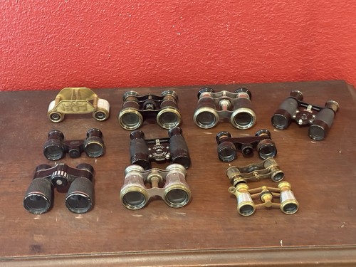Vintage binoculars and - binoculars, opera