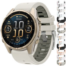 Silicone Strap For Garmin Fenix 5S Plus 6S 7S Pro Solar 8 43mm Watch Wrist Band