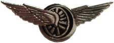 Winged Wheel Metal Enamel Pin