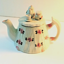 Floral Rose Table Tea Pot Design Trinket Box Andrea by Sadek