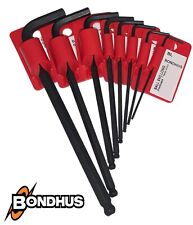 BONDHUS Allen Keys Ball End Hex Long Arm Metric & Imperial Sizes w/ProGuard Fin