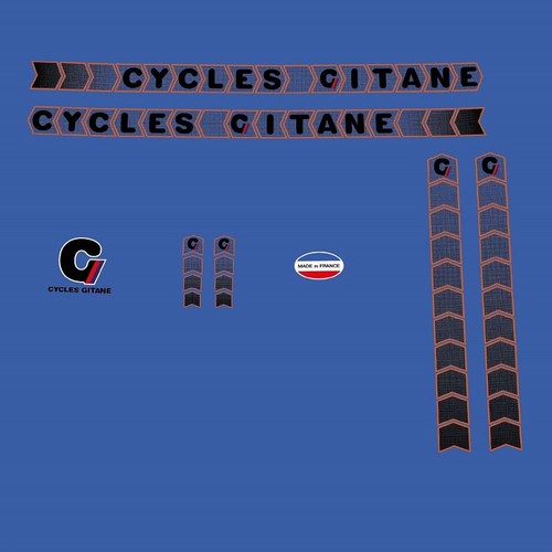 Gitane 1980s bicycle decals - gitane,