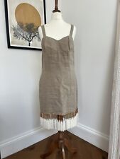 Gorgeous Beige Linen Vintage