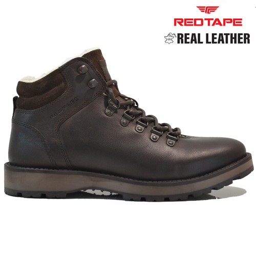 Mens leather fur walking - mens,