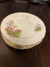 Jackson & Gosling Grosvenor Vintage Fine Bone China Dining Plates 8 Piece Set