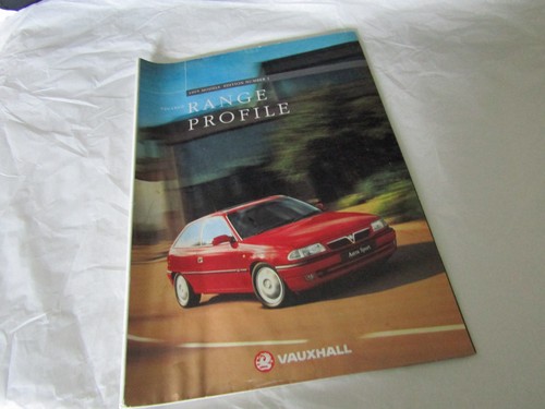 Vauxhall range profile - vauxhall, uk