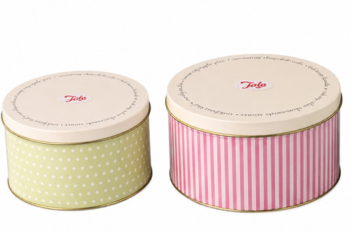 Cake storage tins - storage, lids