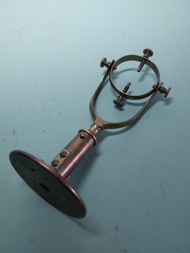Old brass gimbal - , bracket