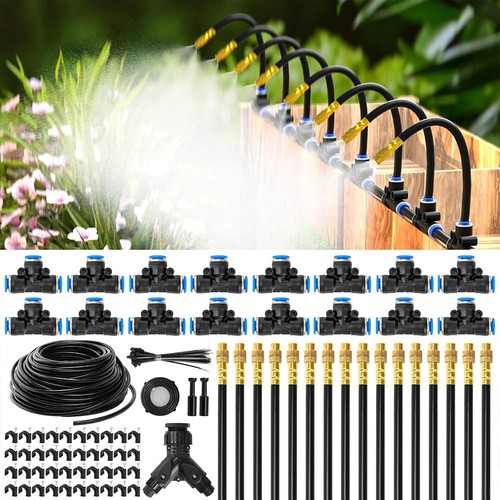Garden misting cooling system - misting,
