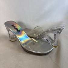 Women's Shoes MUDD Clear Heels