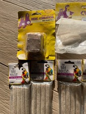 BIRD PERCH COVERS/BEAK CONDITIONER/CUTTLEBONE