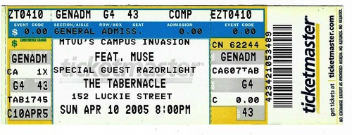 Muse razorlight 10 05 - muse, &