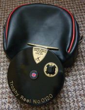 Rare Vintage Sundridge Tackle Ltd England Centrepin Trophy Reel 4.25" #0120