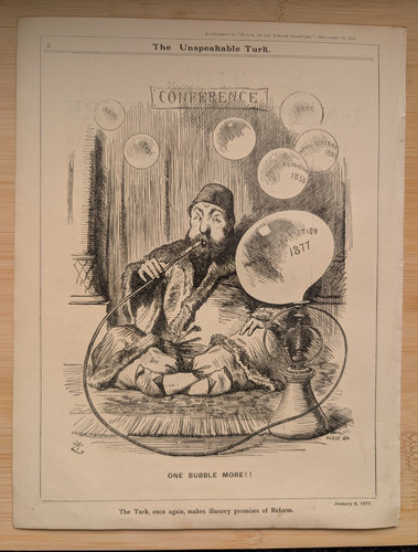 Vintage punch cartoon print - cartoon,
