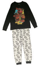 FIVE NIGHTS AT FREDDY'S Boys Pyjamas Set PJs Offical FNAF Black White 5-13 Years
