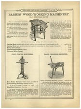 1899 PAPER AD Barnes' Wood