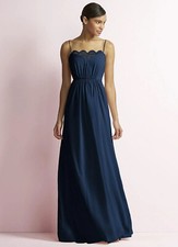 DESSY Style JY508 Dress ~ Size 10 ~ Navy Georgette ~ Bridesmaid, Prom, Cruise
