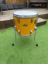 Pearl WLX World Series 14” x 12” floor Tom drum Natural Satin