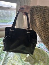 Hobbs Black Leather Hobo Style