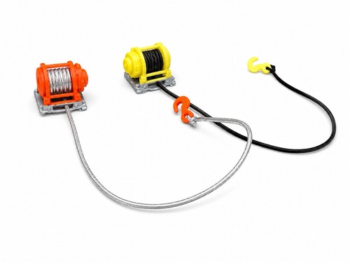 Mini winch with hook recovery - with,