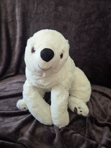Ikea snuttig large white teddy - white,